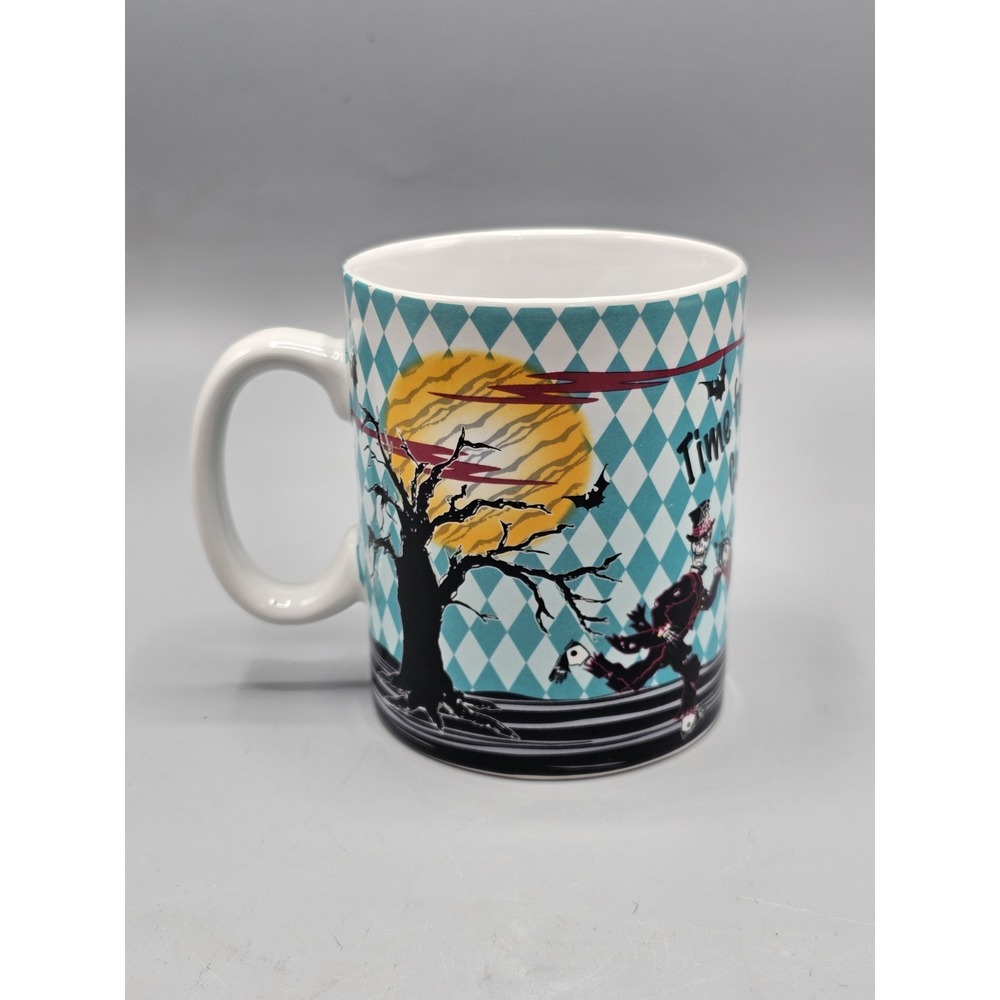 VTG Kmart Totally Ghoul Coffee Mug Cup Funny Time For A Coffin Break Halloween